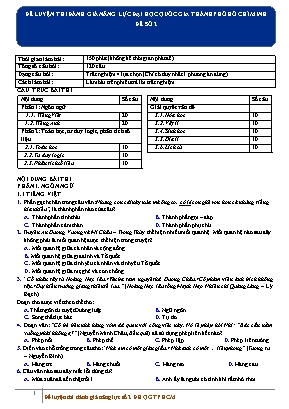 Đề luyện thi đánh giá năng lực số 2 Đại học Quốc gia Thành phố Hồ Chí Minh